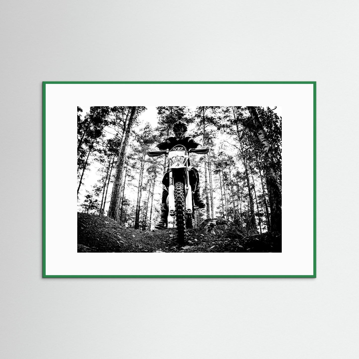 Enduro: Don't jump me - Fine Art Prints, sizes with Passe-partout
