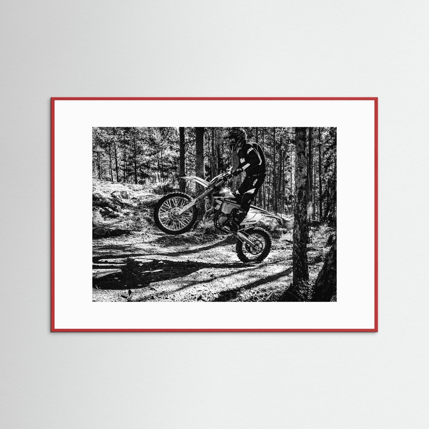 Enduro 4 / Off-road Fine Art Prints with Passe-partout
