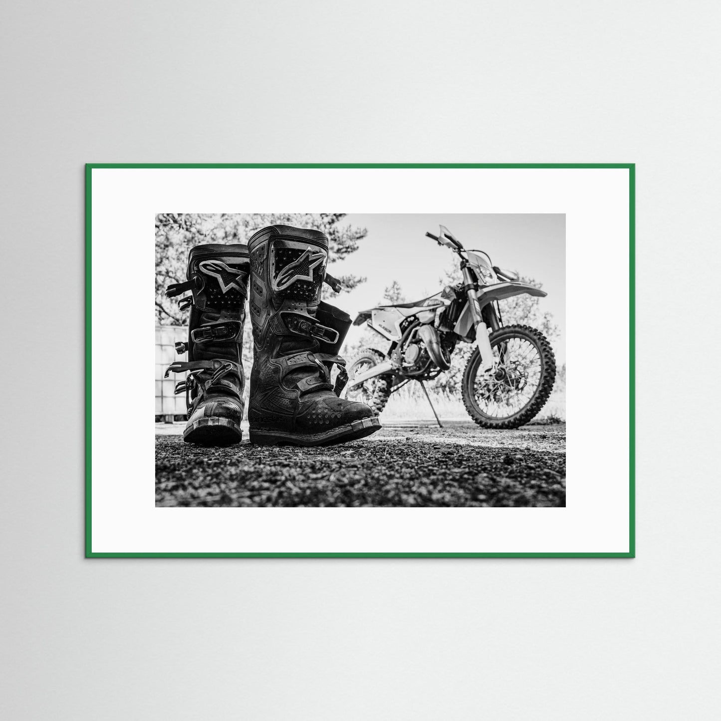Enduro: Adrenaline Pause - Fine Art Prints, sizes with Passe-partout