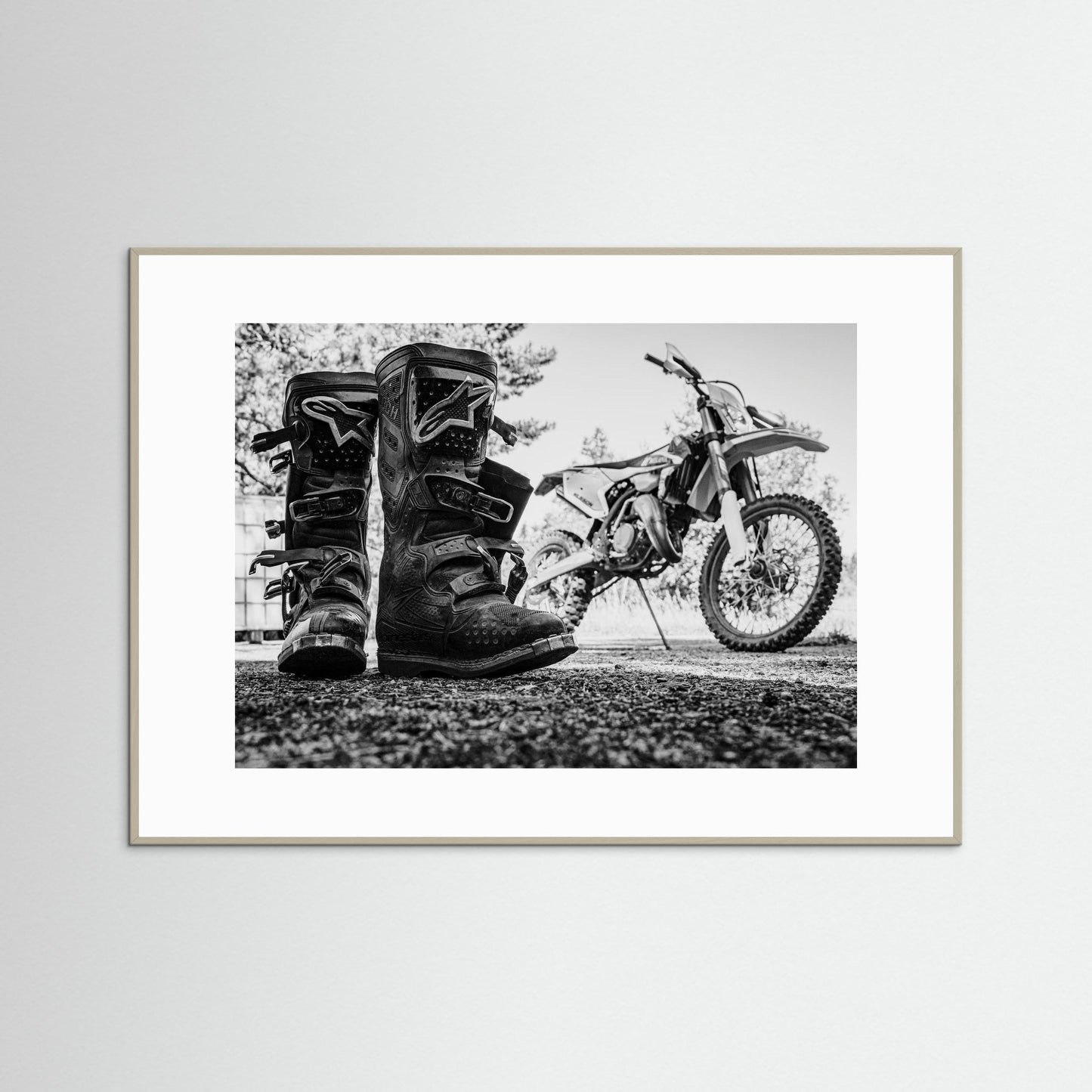Enduro 1 / Off-road Fine Art Prints with Passe-partout
