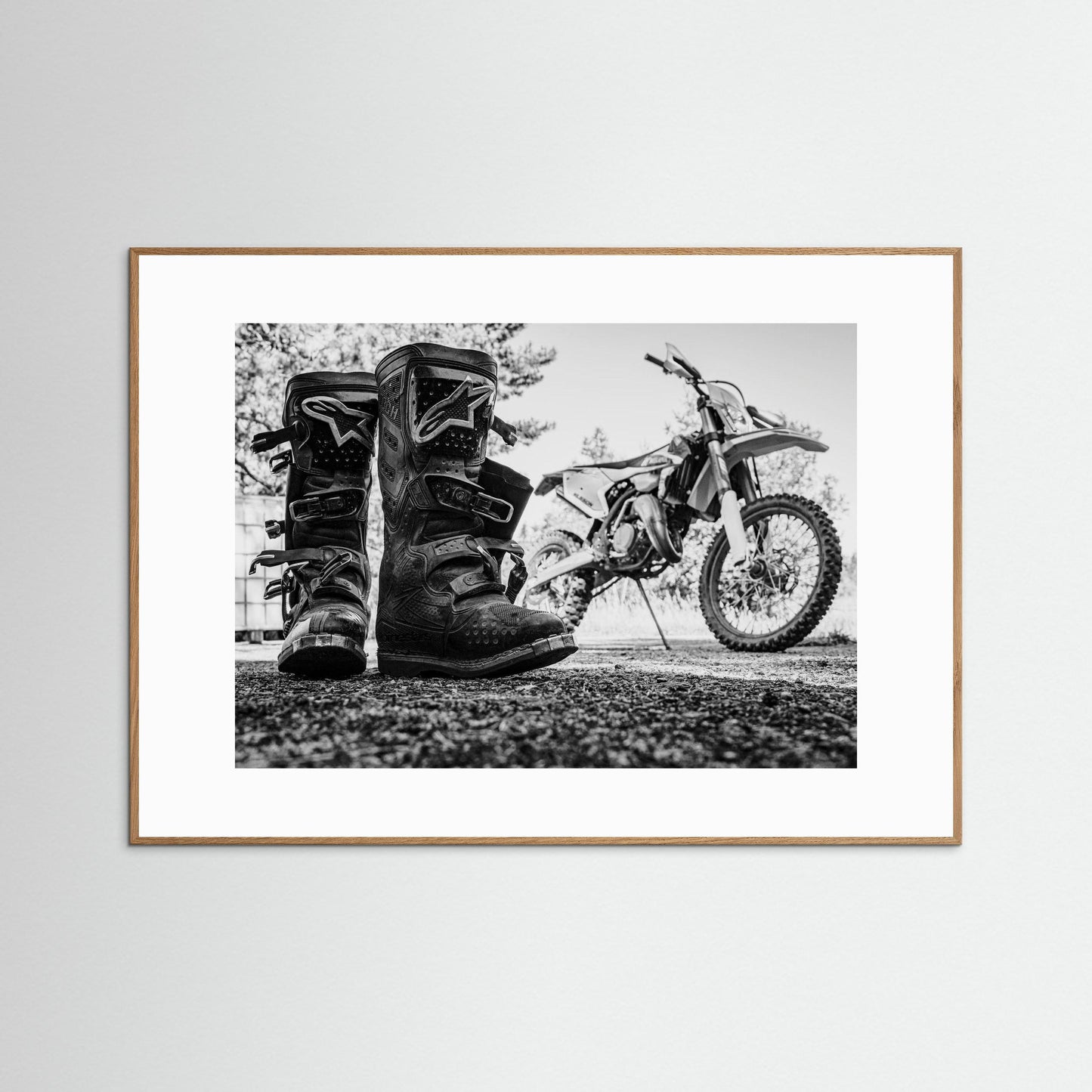 Enduro 1 / Off-road Fine Art Prints with Passe-partout