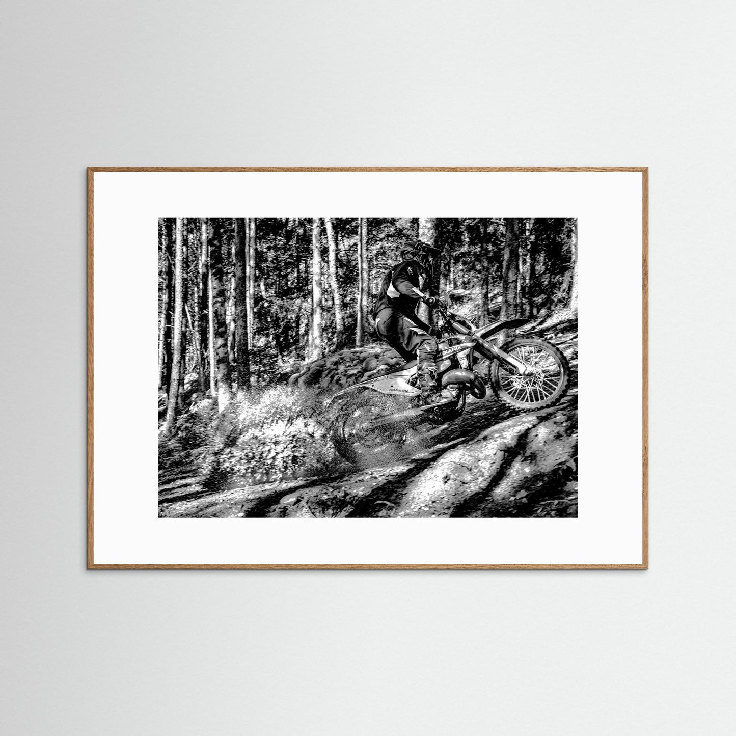 Enduro 3 / Off-road Fine Art Prints with Passe-partout