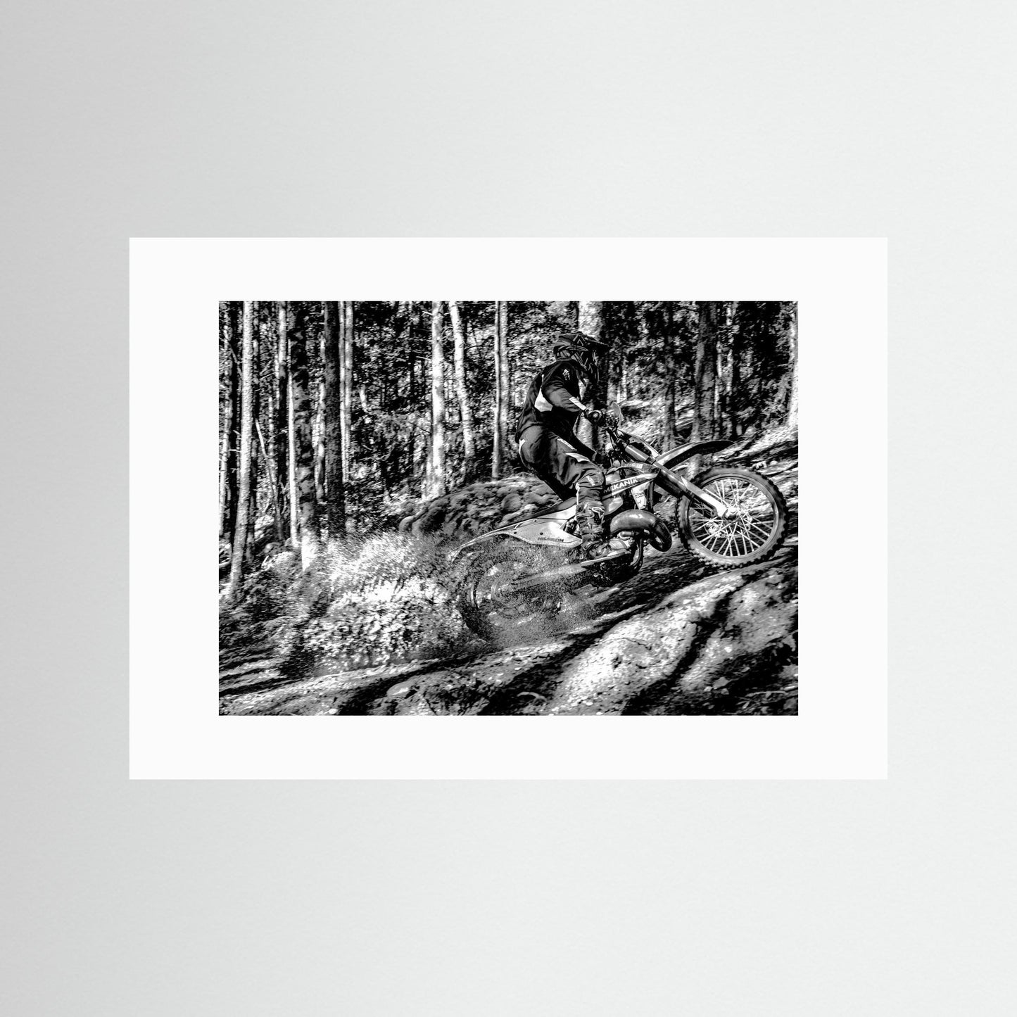 Enduro 3 / Off-road Fine Art Prints with Passe-partout