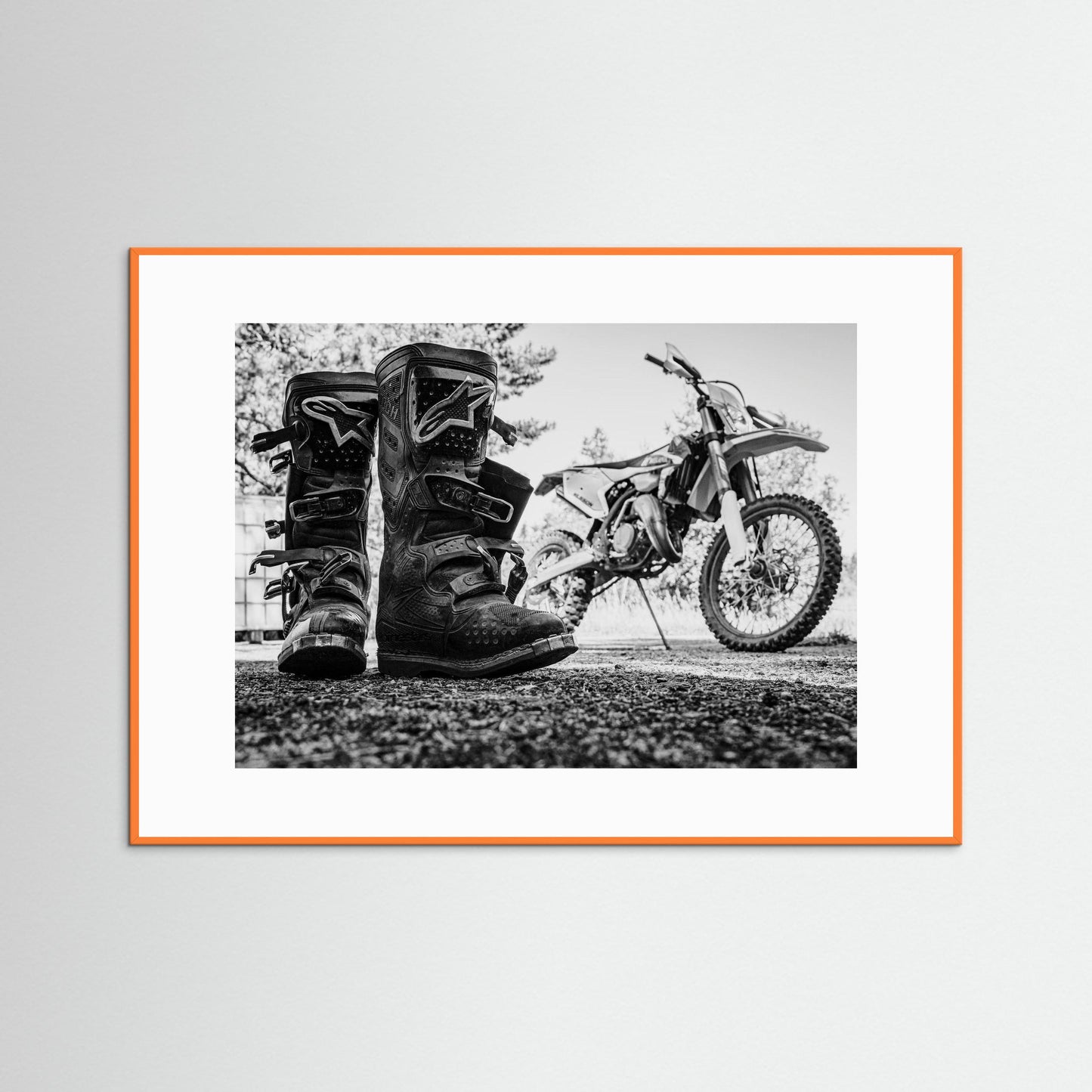 Enduro 1 / Off-road Fine Art Prints with Passe-partout