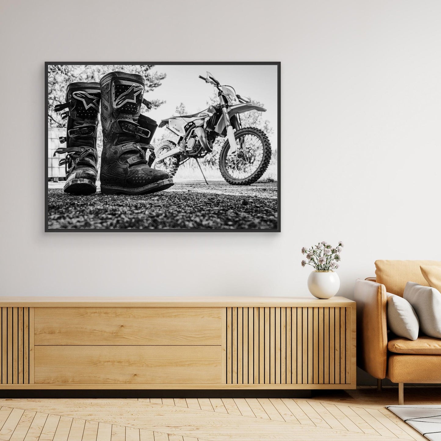 Enduro: Adrenaline Pause - Print on canvas