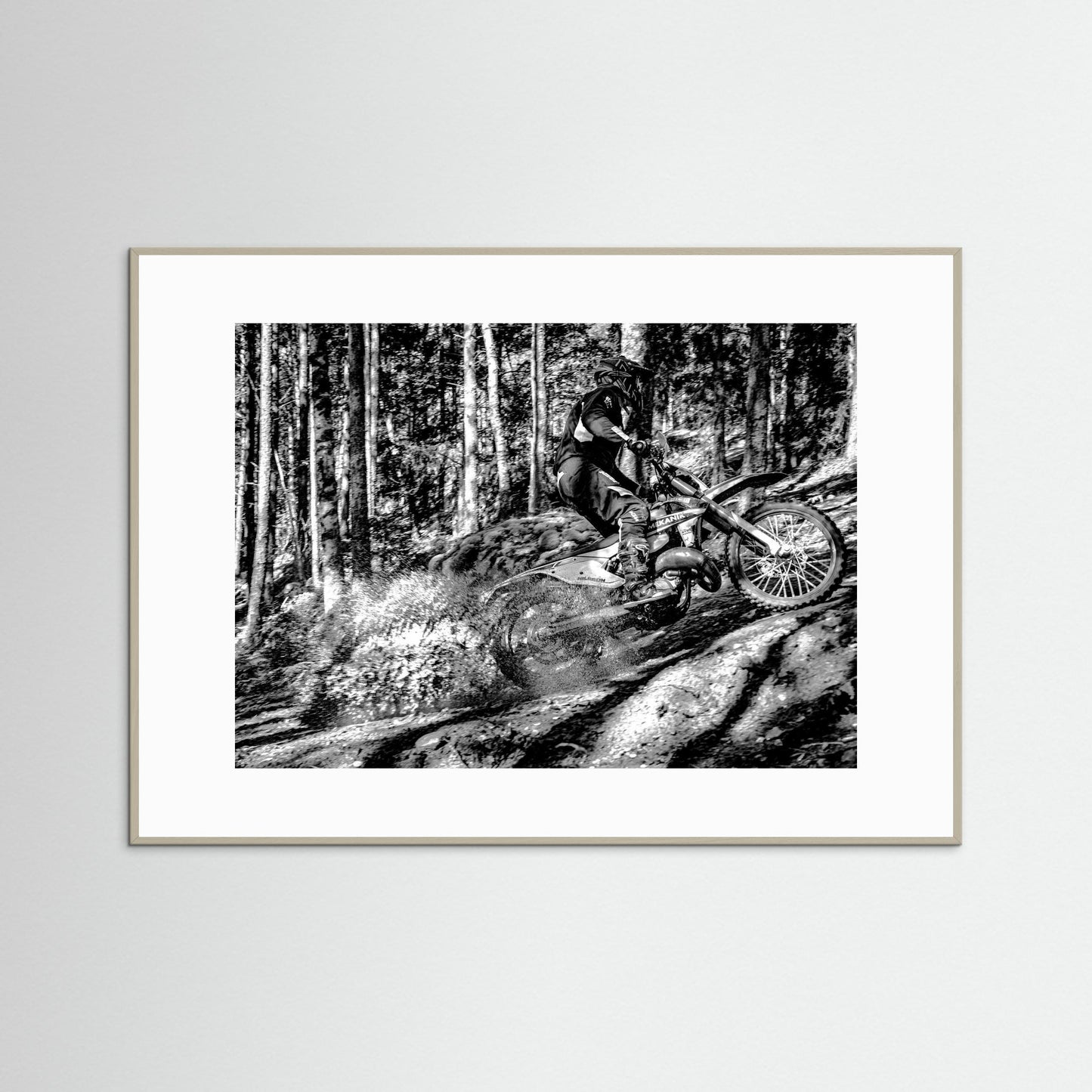 Enduro 3 / Off-road Fine Art Prints with Passe-partout