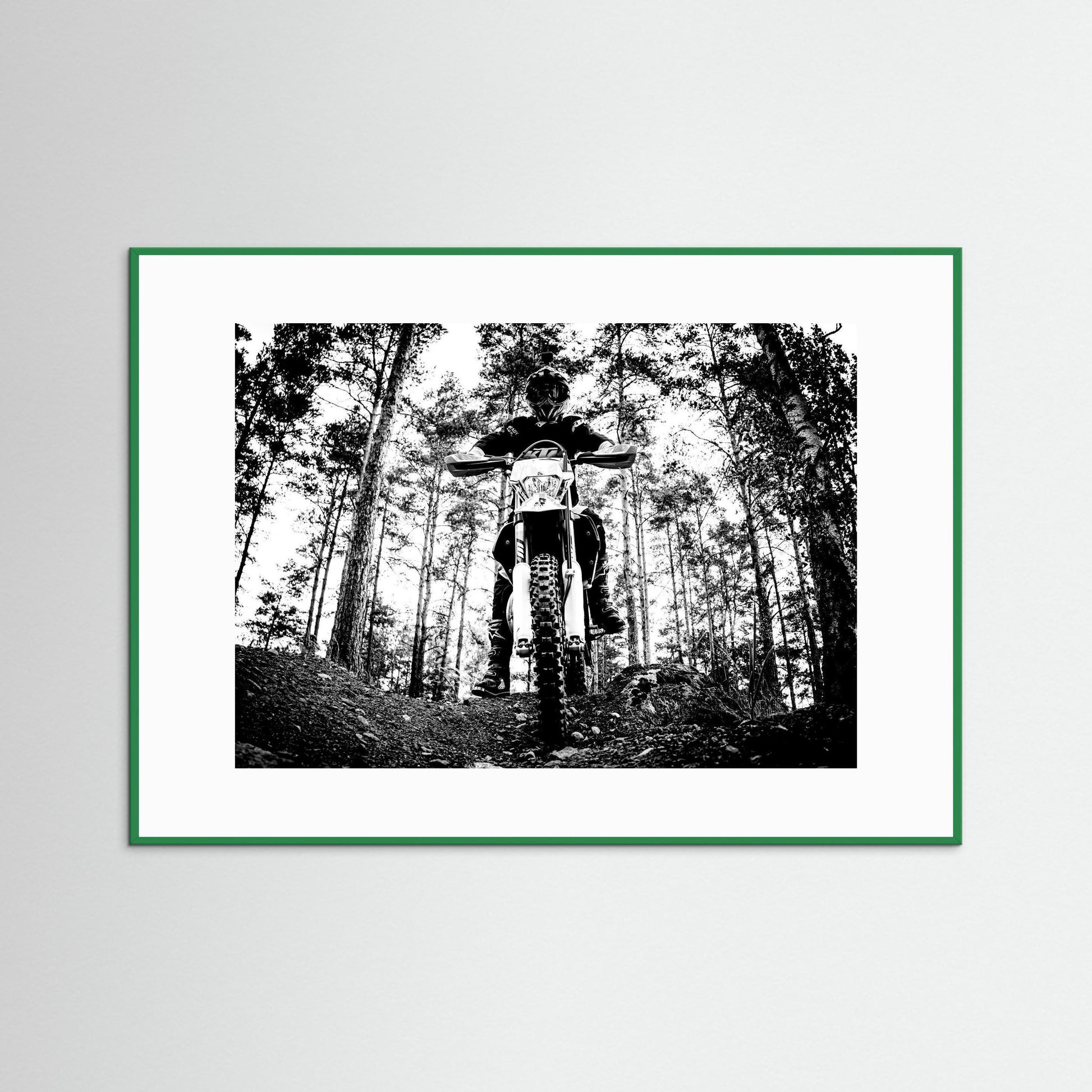 Enduro: Don't jump me - Fine Art Prints, sizes with Passe-partout