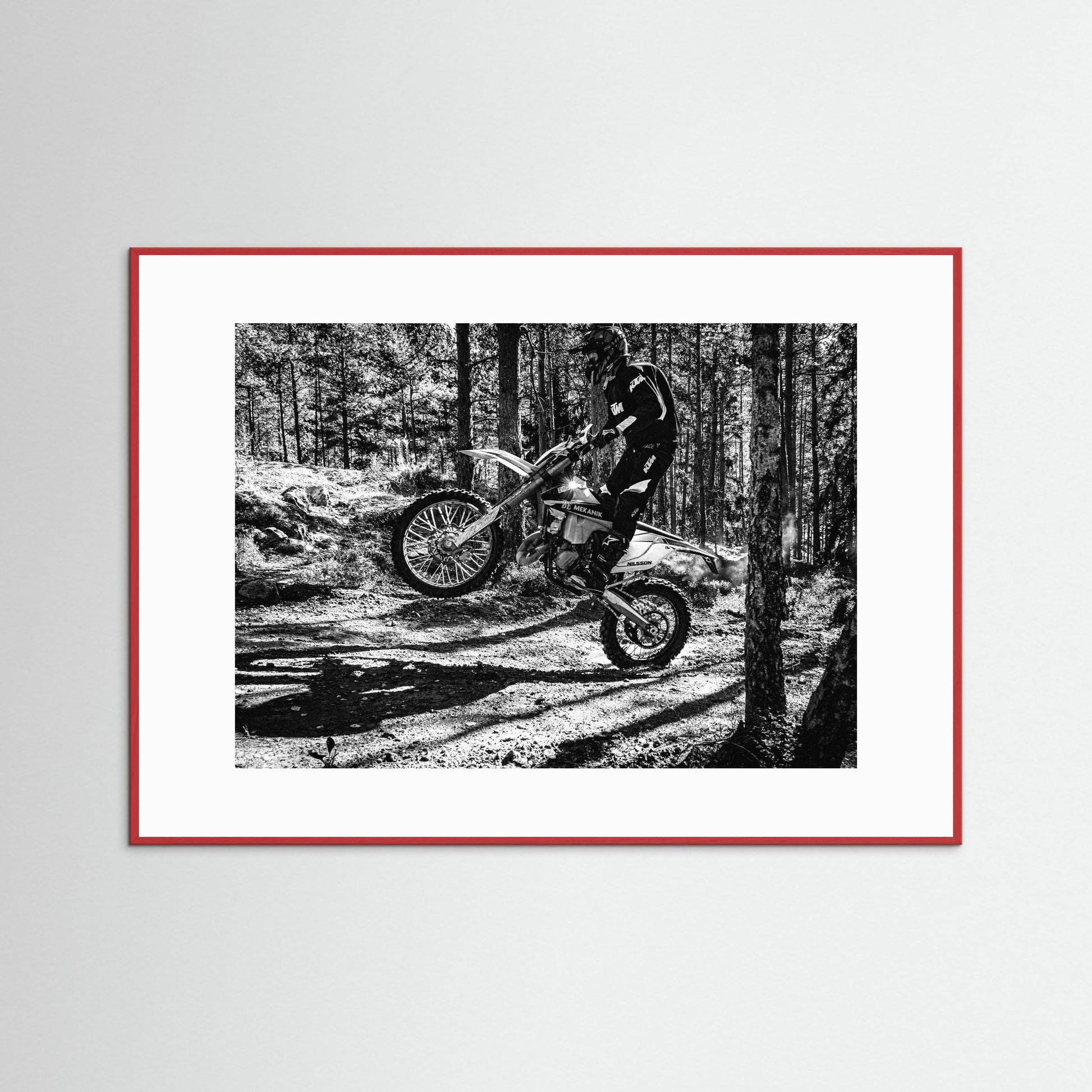 Enduro 4 / Off-road Fine Art Prints with Passe-partout