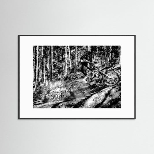 Enduro 3 / Off-road Fine Art Prints with Passe-partout