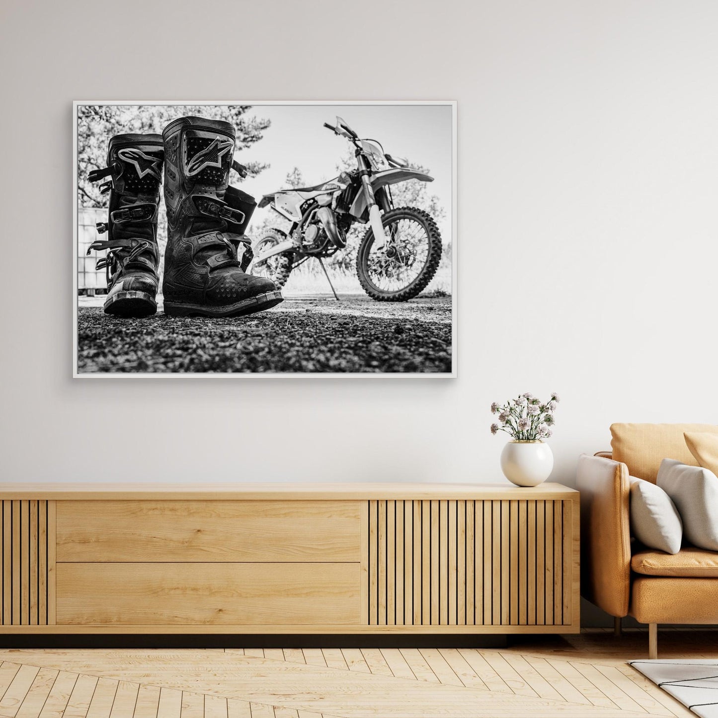 Enduro: Adrenaline Pause - Print on canvas