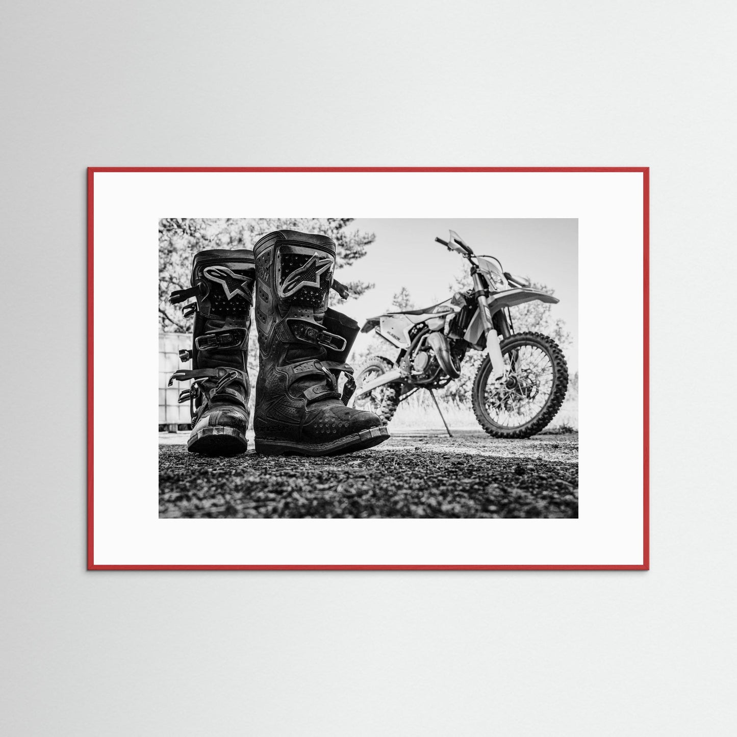 Enduro: Adrenaline Pause - Fine Art Prints, sizes with Passe-partout