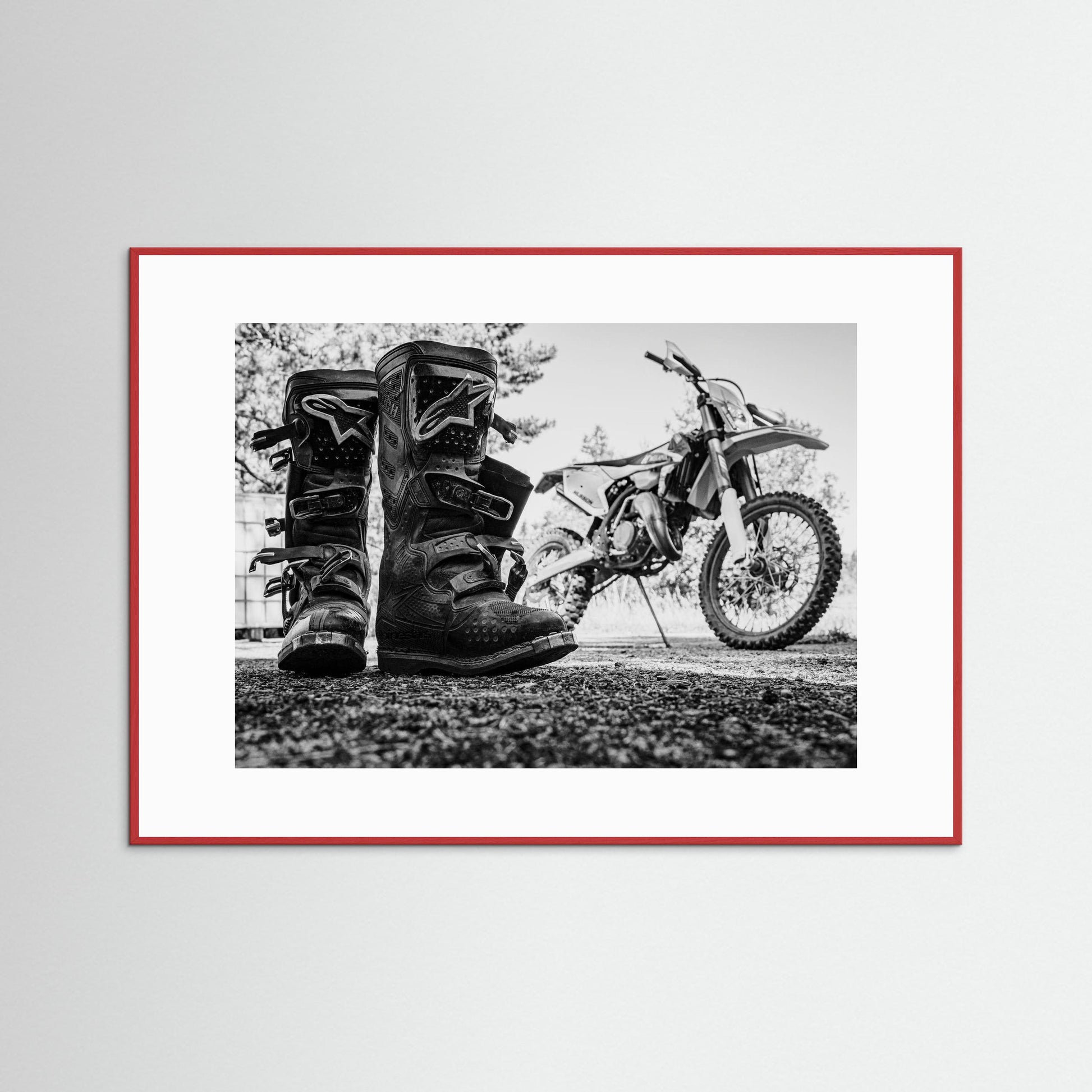 Enduro: Adrenaline Pause - Fine Art Prints, sizes with Passe-partout