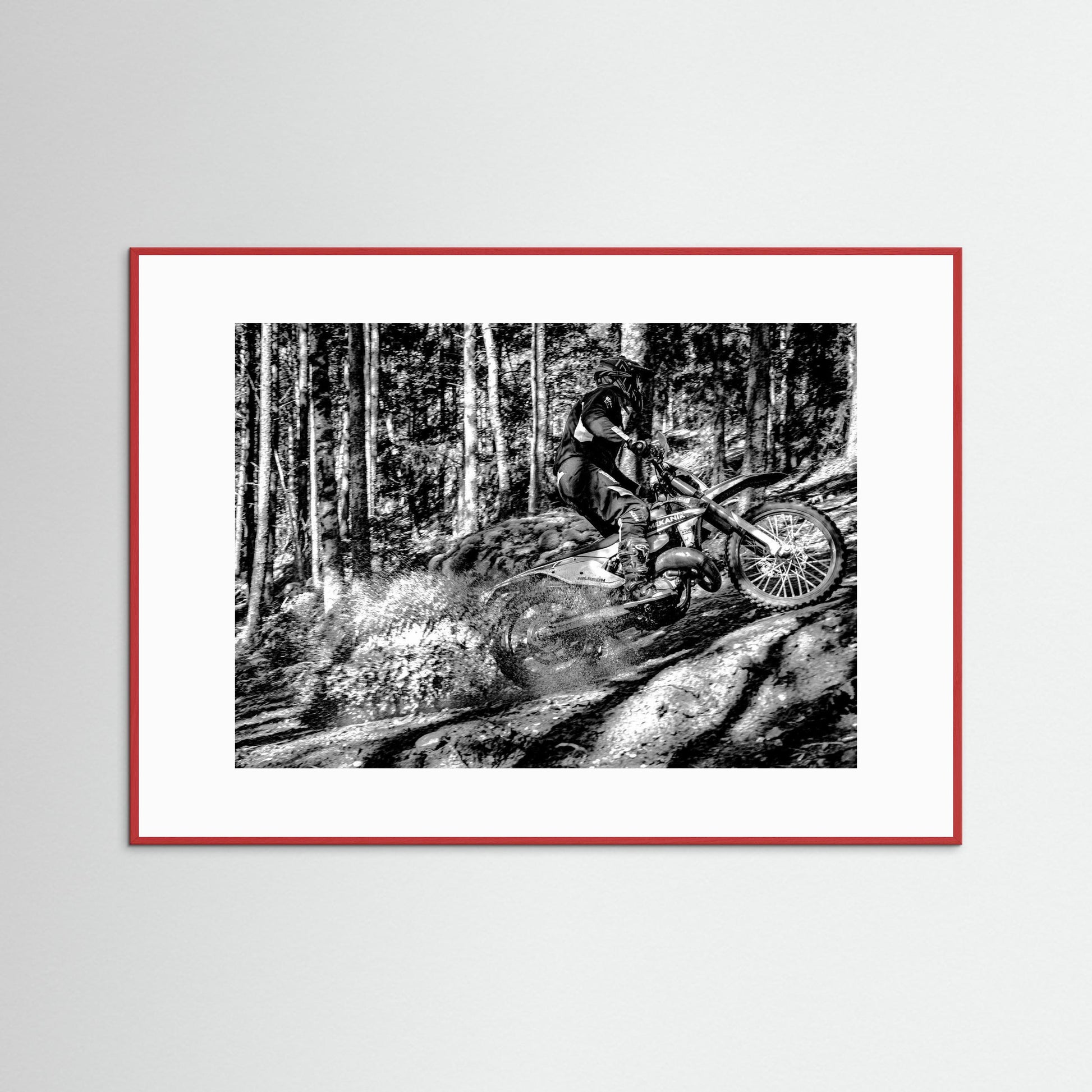 Enduro 3 / Off-road Fine Art Prints with Passe-partout