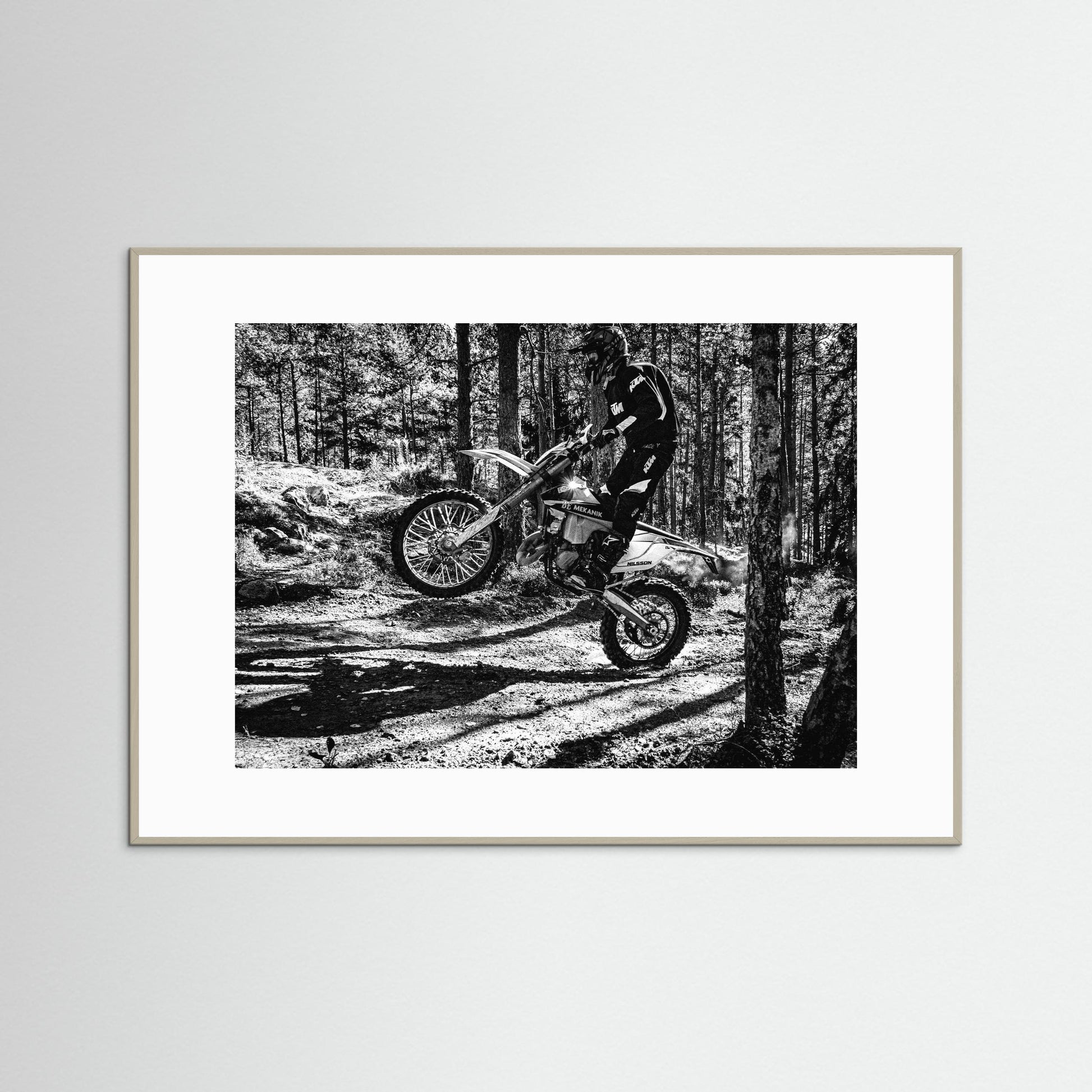 Enduro 4 / Off-road Fine Art Prints with Passe-partout