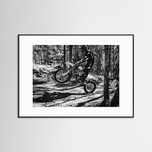 Enduro 4 / Off-road Fine Art Prints with Passe-partout