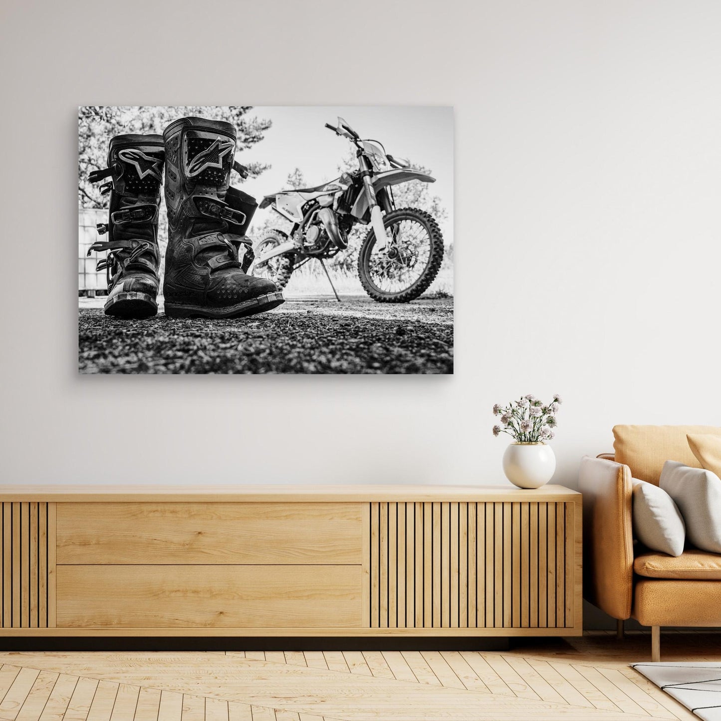 Enduro: Adrenaline Pause - Print on canvas