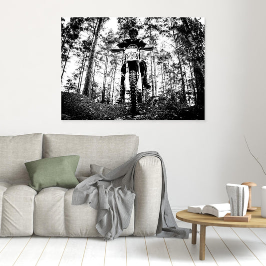 Enduro: Don't jump me - Print on canvas