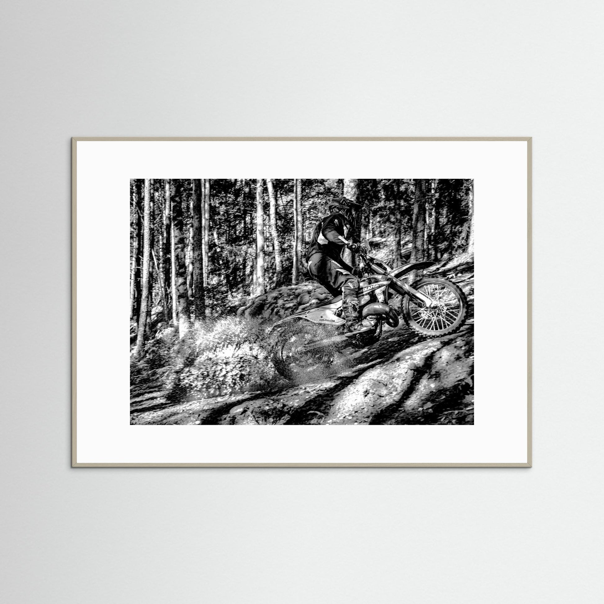 Enduro 3 / Off-road Fine Art Prints with Passe-partout